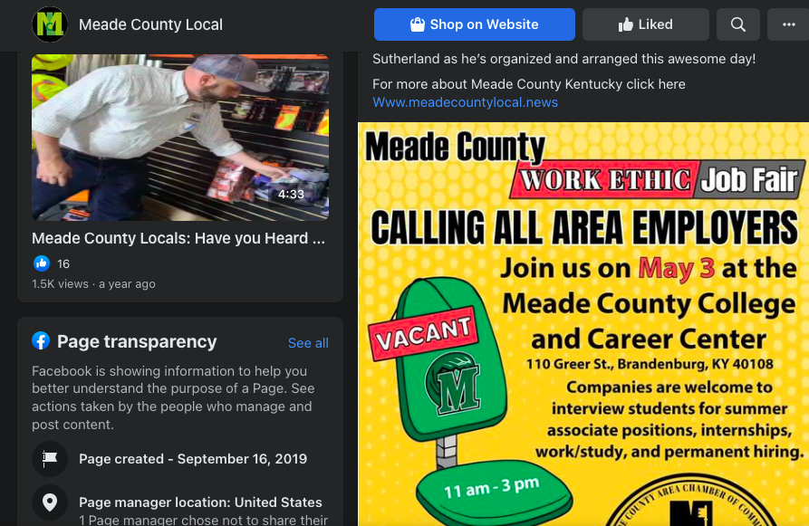 Meade County Brandenburg Work Ethic Job Fair Meade County Local News