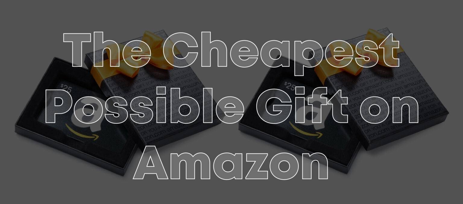The Cheapest Possible Gift on Amazon 01