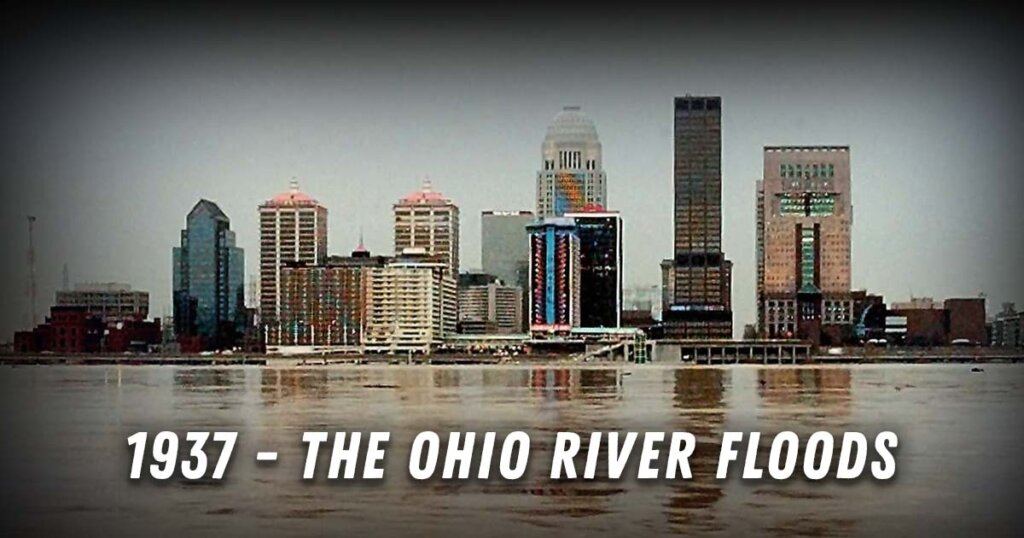The Ohio River floods